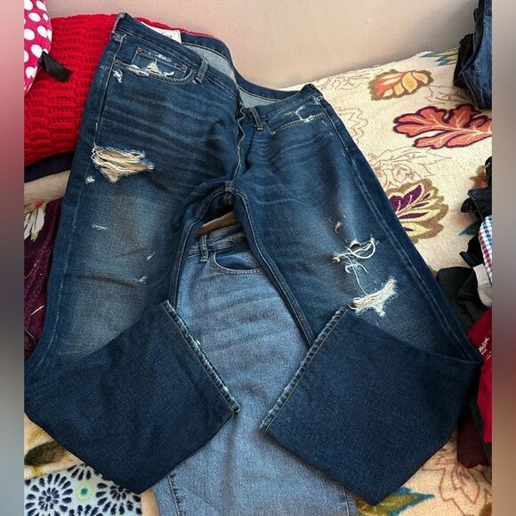 Two pairs of EUC men’s jeans size 36x32 vintage and Holister - Picture 7 of 11